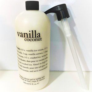Philosophy Super-Size 32oz Vanilla Coconut Shower Gel - BRAND NEW/STILL SEALED!
